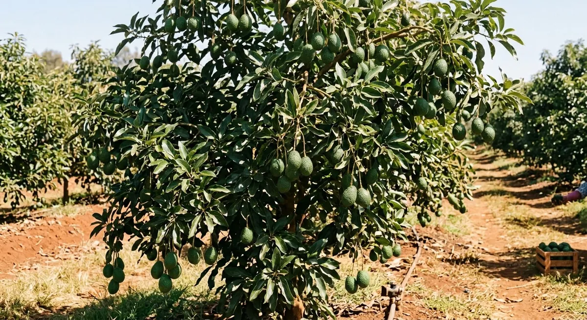 بستان أفوكادو هاس في مرتفعات كينيا